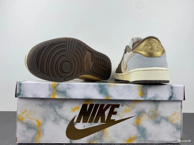 Reps TBkick of DV1312-200 Jordan the Air 1 OG Year Low Retro Rabbit 0823